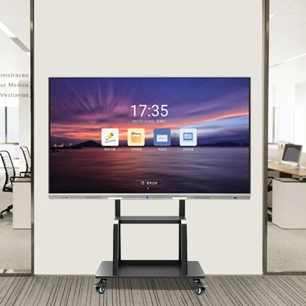 Lonton OEM usine 65 pouces LG panneau interactif grand écran interactif panneau intelligent à écran plat