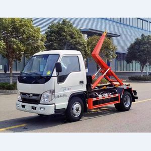 Camión de Basura FOTON Forland de 3-5 Toneladas, Diésel, Nuevo, Manual, 5 Velocidades, con Gancho de Elevación Hidráulico, Tamaño Personalizado - Product Image 6