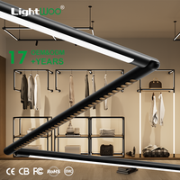 Lámpara de Riel Magnética LED Inteligente, Giratoria, Modular, para Colgar Abrigos, para Tiendas Comerciales, Vitrinas, Estantes, Iluminación
