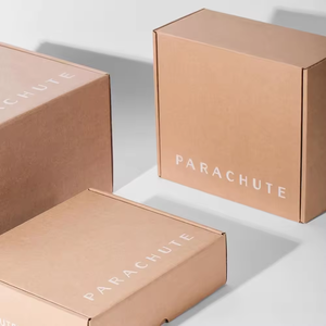 Logotipo personalizado Eco E flauta papel embalaje de cartón corrugado grande caja de correo de envío con impresión blanca - Product Image 2