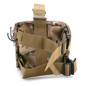 Sac de jambe tactique en nylon Molle pour trousse de premiers secours, camping en extérieur, EDC d'urgence, chasse et survie - Product Image 6