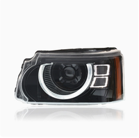 Phare avant modifié pour Range Rover Sport 2010-2013, style Defender, avec lentille LED et feux de jour, ensemble de phares de voiture amélioré