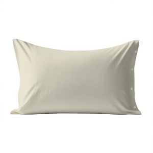 Taie d'oreiller 100% coton beige 50x75cm taille UK - Product Image 3