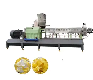 Automatic line100-150kg/h double screw Maize Snack Food Extruder corn flakes making machine