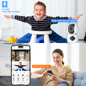 Cámara de Seguridad Inteligente Tuya para Interiores, 6MP, Doble Lente, PTZ, Inalámbrica, con Audio Bidireccional, Wifi, para Bebés - Product Image 4