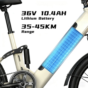 Vélo de montagne électrique 350W pour adultes, batterie au lithium amovible 36V 10.4Ah, vélo électrique urbain et aide à la mobilité - Product Image 4