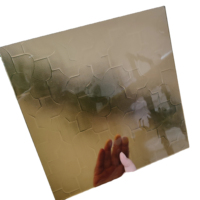Venta al por mayor de hojas de vidrio estampado de bronce Karatachi en 3mm 4mm 5mm textura para decoraciones de dormitorio de cocina
