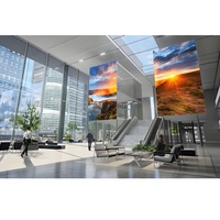 Panel de Pantalla LED Flexible Ultrafino P2 para Interiores, Pantalla LED de Alto Brillo para Centros Comerciales y Salas de Exposiciones