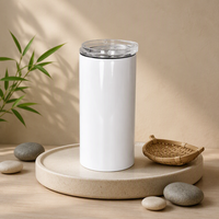 Vente en gros de porte-bière rond en acier inoxydable à double paroi isolé 4 en 1, 16 oz, sublimation vierge, refroidisseur de canettes avec ouvre-bouteille