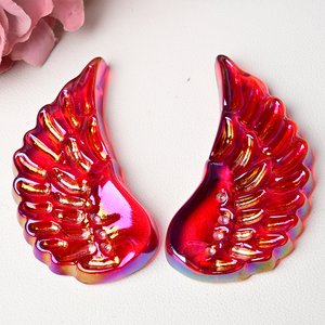 Wholesale High Quality Healing <b>Crystal</b> <b>Crafts</b> Aura Smelting <b>Crystal</b> Wings for Home Decoration and Christmas Gifts - Product Image 5