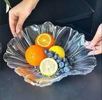 Geavanceerde klassieke glazen campingfruitbord Chinese stijl dessertkom voor gedroogd fruit bruiloft decoratief duurzaam milieuvriendelijk
