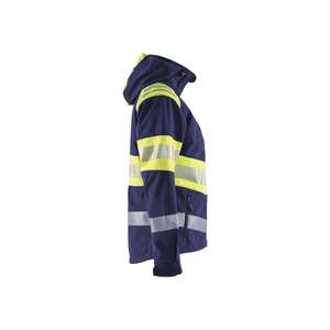 BLAKLADER - 440425138933XL Chaqueta Softshell de alta visibilidad para mujer Azul marino/Amarillo-EAN 7330509849798 ROPA DE TRABAJO DE LA HI-VIS - Product Image 4