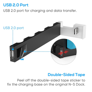Station de charge PG-9186 pour <span class=keywords><strong>Joycon</strong></span> pour Switch et OLED - Charge jusqu'à 4 manettes, compatible avec les modèles Switch et OLED - Product Image 4