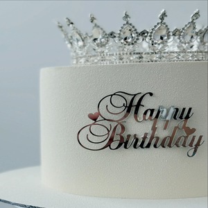 Nuevo Producto Estilo INS - Decoración <span class=keywords><strong>para</strong></span> Pastel <span class=keywords><strong>de</strong></span> Cumpleaños 'HAPPY BIRTHDAY' Hecha <span class=keywords><strong>de</strong></span> Acrílico - Product Image 6