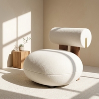 Fauteuil individuel rembourré en tissu moderne, personnalisable OEM/ODM, avec fonction rafraîchissante, pour usage domestique et commercial, mobilier d'intérieur