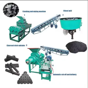 Máquina para hacer briquetas de carbón biológico de alta calidad, precio