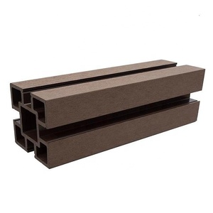 Palo Montante Colonna in <span class=keywords><strong>Legno</strong></span> Composito WPC per <span class=keywords><strong>Recinzione</strong></span> da Esterno - Product Image 2
