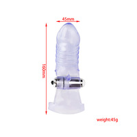 Finger-Vibrator G-Punkt-Stimulator Strap-on Dildo Sexspielzeug für Frauen Männer Paare Massage Alternative Finger-Vibrator-Hüllen