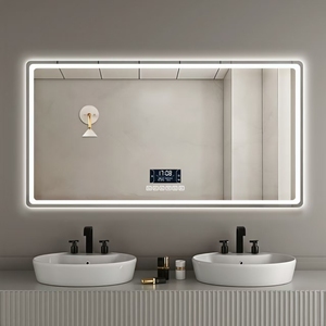 Cermin rias persegi panjang definisi tinggi kaca ukuran besar dengan fitur dapat diatur memberikan tampilan yang lebih luas - Product Image 3