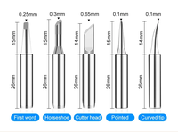XYB 19 en 1 ensemble d'outils à souder avec écran LCD rétro-éclairé 60W fer à souder à température réglable et multimètre XL830L