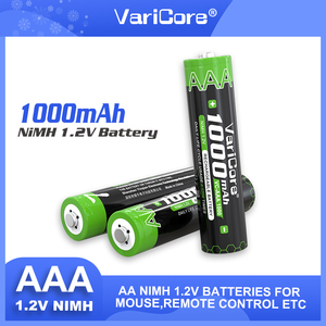 Varicore AAA <span class=keywords><strong>NiMH</strong></span> 1.2V 1000mAh batteria ricaricabile per giocattoli torce elettriche luci solari veicoli elettrici MSDS - Product Image 3