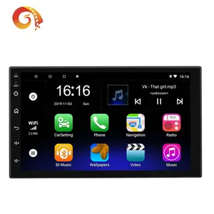 Универсальный 7-ми дюймовый 1 + 16G T3 Android 9,1 мультимедийный плеер автомобильный стерео Gps 2din автомобильный радиоприемник