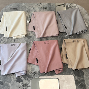 Long Staple Cotton Satin Bed <b>Sheet</b> Set Pure Cotton <b>Fitted</b> <b>Sheet</b> Pillowcase Pair Solid Color Simple Style Wrinkle Free Double Bed - Product Image 3