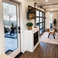 Maison Modulaire Préfabriquée de Luxe Extensible de 40 pieds à 3 Chambres avec Cuisine et Salle de Bain pour Hôtel/Bureau/Villa