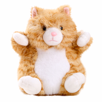 Joli chat en peluche jouet réaliste Animal en peluche particule pondérée arrêt de porte personnalisé micro-ondes chauffé Animal