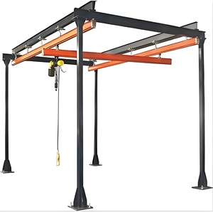 500kg 1ton 2 Ton 3 Ton Mini hang carroponte con paranco elettrico a catena - Product Image 6