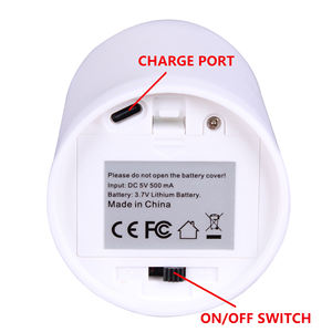 AMZ Tume Lot de 3 Offres Spéciales LED rechargeables Multing Color Flameless Pillar Candle Lights avec télécommande pour Noël - Product Image 3