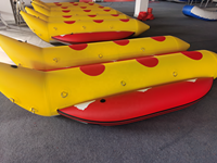Bateau banane gonflable de haute qualité, remorquable, pour les sports nautiques d'été