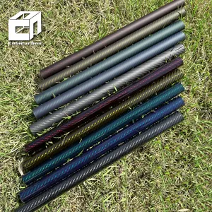 Custom Graphite Carbon Tube 20mm 30mm 40mm 50mm 100mm 3K Carbon Fiber Tube 600mm 1000mm With Factory Price