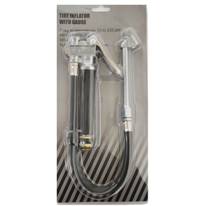 Portable <span class=keywords><strong>pneumatique</strong></span> 120 PSI précis tête robuste gonfleur <span class=keywords><strong>de</strong></span> pneu jauge <span class=keywords><strong>manomètre</strong></span> testeur outil avec pistolet gonfleur d'air - Product Image 6