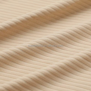Tejido de punto de textura fina sin costuras 2x2 Tc Rib para la producción de ropa para adultos. - Product Image 5