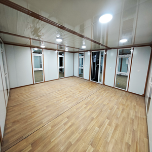 บ้านคอนเทนเนอร์สำเร็จรูปขนาด 40 ฟุต 20 ฟุต สีตามสั่ง ขยายได้ 2 3 4 5 ห้องนอน บ้านพักตากอากาศสำเร็จรูปเคลื่อนย้ายได้ - Product Image 4