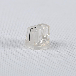 Bouton de <span class=keywords><strong>volume</strong></span> en plastique cristallin 19x15mm pour amplificateur de guitare à tube DIY - Product Image 1