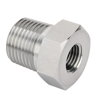 Adaptador Reductor de Tubería de Superficie Hembra de Acero Inoxidable de Alta Calidad, 1 Pieza, Tipo FD-LOK, 316ss, Superficie Lisa, Estándar ASME
