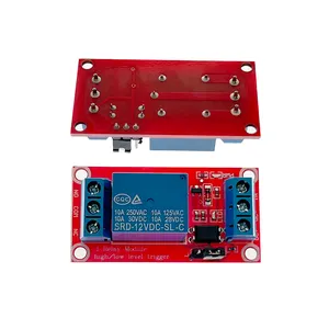 1 canal Optocoupler relé alto e baixo suporte módulo gatilho DC 5V 12V 24V relé