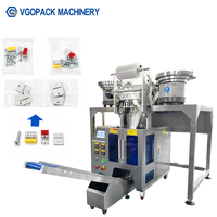 Machine d'emballage et de comptage de vis et connecteurs de fil à 4 alimentateurs vibrants pour vis autotaraudeuses et borniers