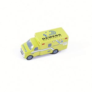 Custom Logo Printing Garbage Truck Shape Squishy Stress <b>Ball</b> Antistress Toy for Promotion Children Car Toys - Product Image 3