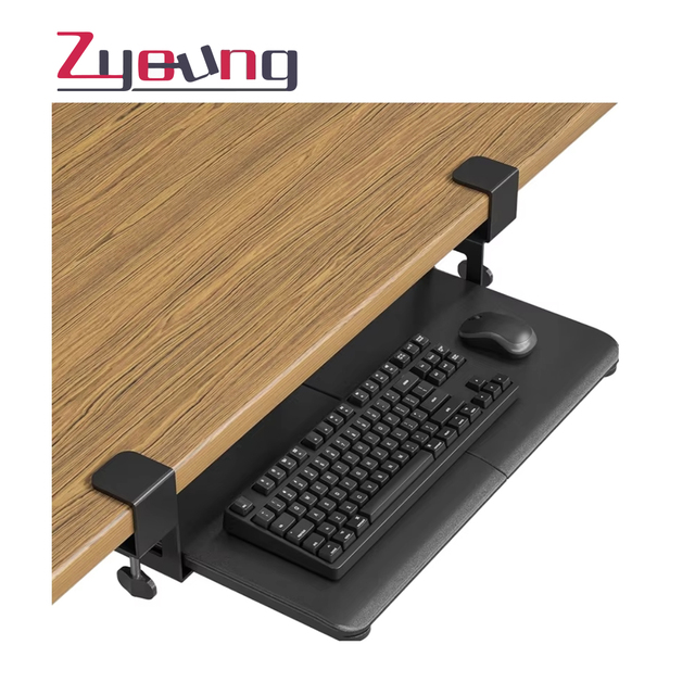 Ergonomic Keyboard Tray Space-Saving Slide-Out Drawer Modern Design Desk Keyboard Mouse Platform