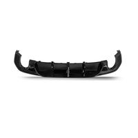 Pour BMW Série 4 G22 G26 2021-2025 MP Diffuseur arrière avec paquet M Pare-chocs en fibre de carbone noir brillant Assurance qualité