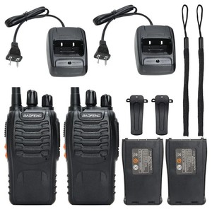 Baofeng Walkie Talkie BF-88A FRS UHF 462-467MHz Handheld Radio With Us <b>Plug</b> Rechargeable Battery - Product Image 4