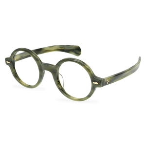 Monture de lunettes en acétate de style américain, monture optique ronde de grande taille pour homme - Product Image 5