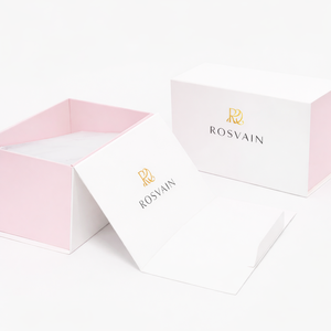 Boîte d'emballage cosmétique personnalisée, boîte cadeau magnétique pour produits de beauté naturels, boîte rose, logo personnalisé, directement de l'usine - Product Image 5