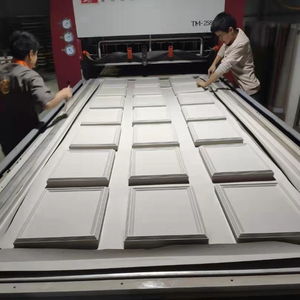 Prensa de membrana de vacío de laminado de PVC, máquina de prensado para puerta de armario de cocina - Product Image 1
