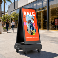 Écran LCD Totem OEM ODM 32 pouces lisible en plein soleil 2000 nits Lecteur multimédia intelligent Android pour menu de restaurant Affichage média DOOH