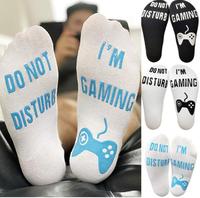 Nouvelle arrivée confortable respirant ne pas déranger je suis jeu mode unisexe nouveauté drôle chaussettes pour hommes