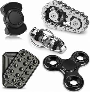 TOYSRUNNER FTH51225 ของเล่นโลหะรักษ์โลกสำหรับทุกเพศ ช่วยคลายเครียด ของเล่นหมุนได้สำหรับโต๊ะทำงาน - Product Image 1